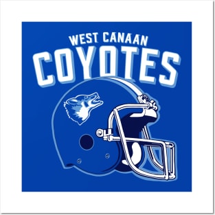 West Canaan Coyotes varsity blues Posters and Art